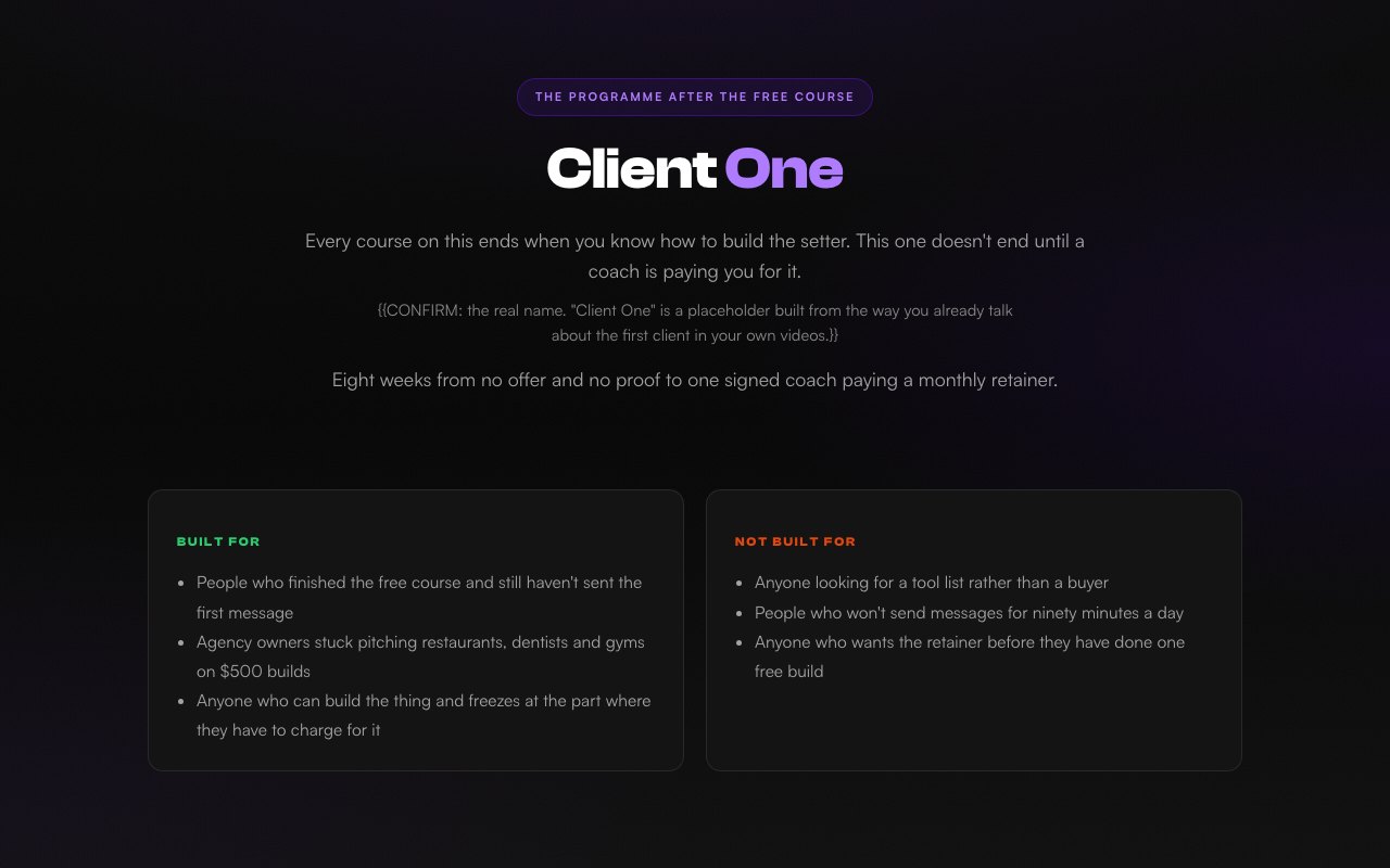 Offer page preview