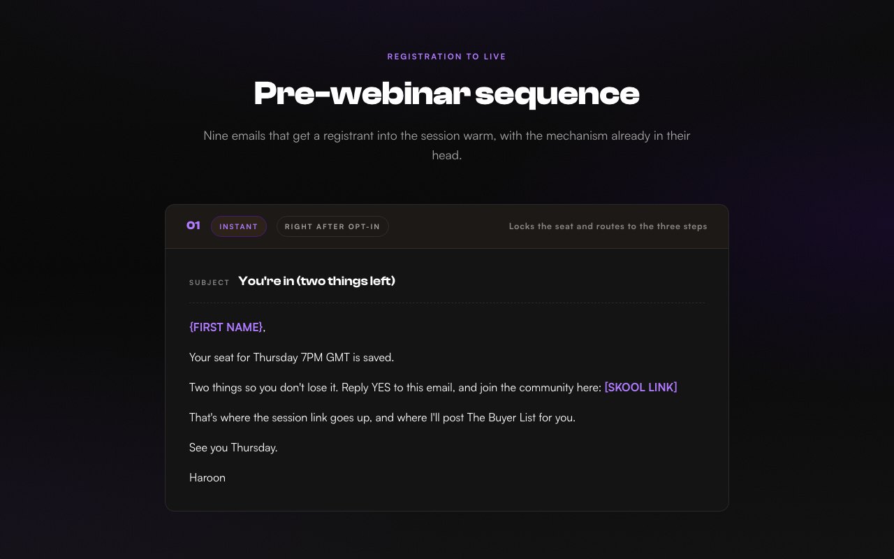 Pre-webinar preview