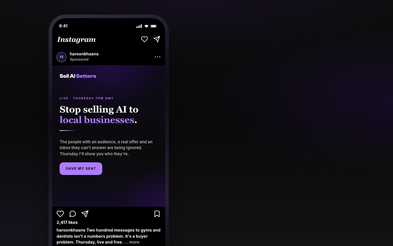 Static ad preview